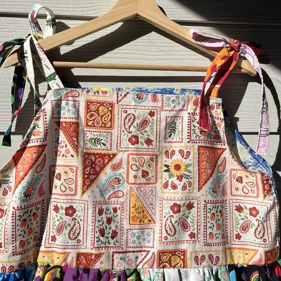 Arcade Dress | Vincent van Gogh Starry Night | Handmade Quilted Dress SKU 05115 - Picture 16 of 16